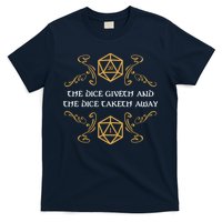 The Dice Giveth And Taketh Dungeons And Dragons Inspired T-Shirt