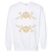 The Dice Giveth And Taketh Dungeons And Dragons Inspired Garment-Dyed Sweatshirt