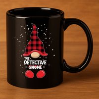 The Detective Gnome 11oz C Handle Ceramic Mug