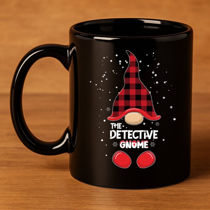 The Detective Gnome 11oz C Handle Ceramic Mug