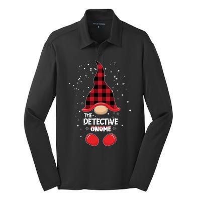 The Detective Gnome Silk Touch Performance Long Sleeve Polo