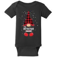 The Detective Gnome Baby Bodysuit