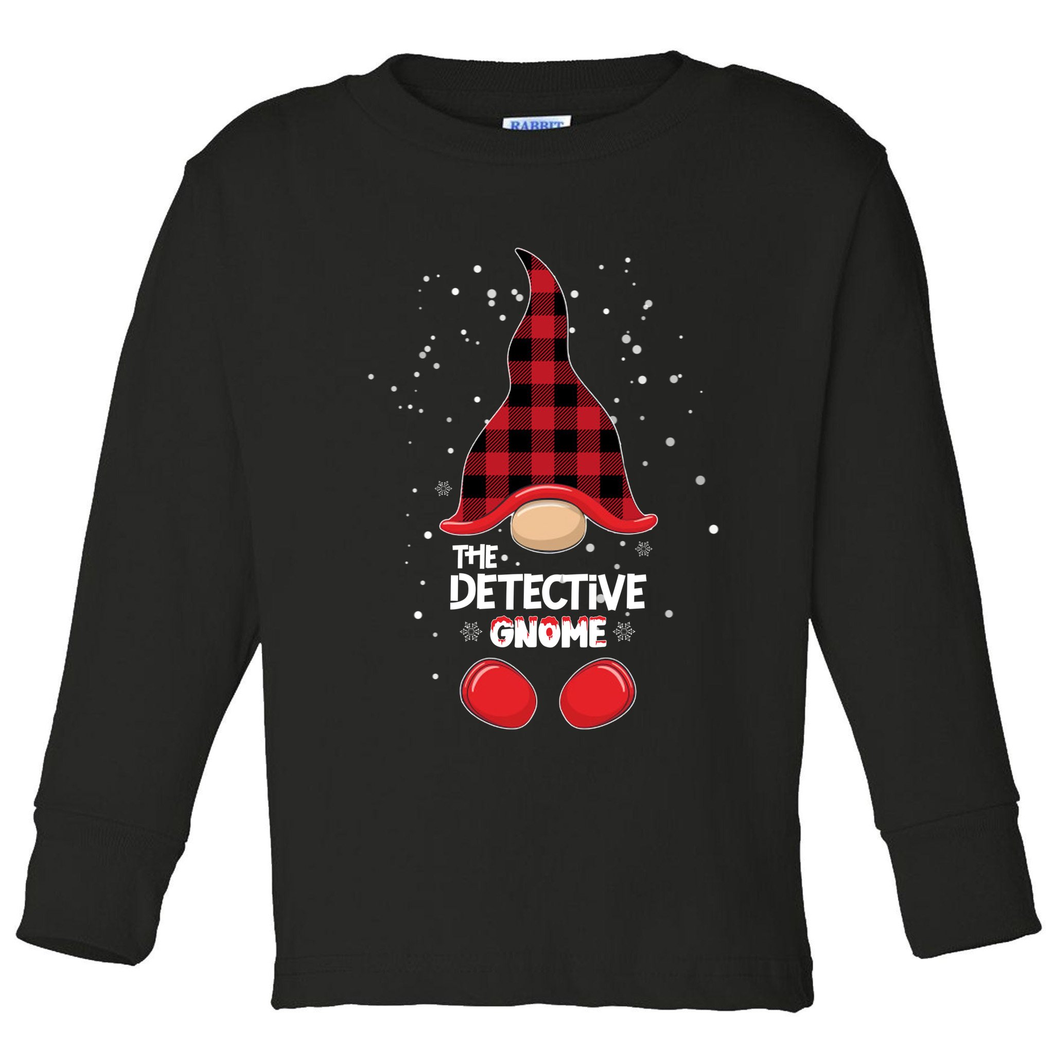 The Detective Gnome Toddler Long Sleeve Shirt