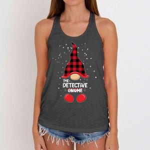 The Detective Gnome Women's Knotted Racerback Tank