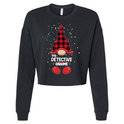 The Detective Gnome Cropped Pullover Crew