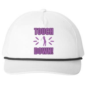 Touch Down Golf Snapback Five-Panel Rope Hat