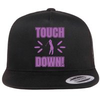 Touch Down Golf Flat Bill Trucker Hat