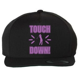 Touch Down Golf Wool Snapback Cap