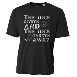 The Dice Giveth And The Dice Taketh Away Cooling Performance Crew T-Shirt