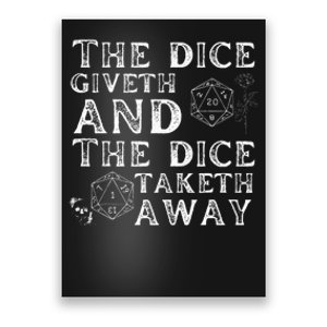 The Dice Giveth And The Dice Taketh Away Poster