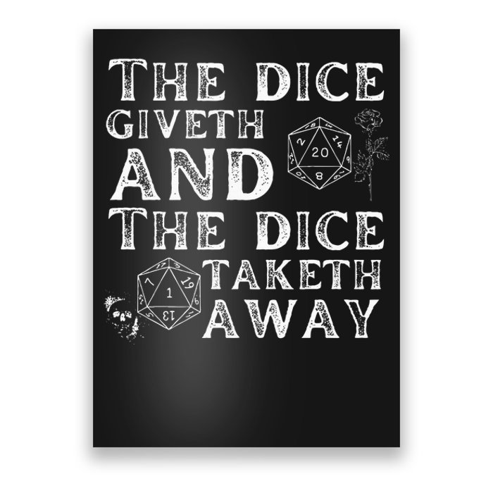 The Dice Giveth And The Dice Taketh Away Poster