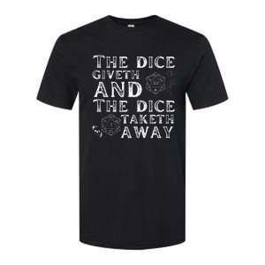 The Dice Giveth And The Dice Taketh Away Softstyle CVC T-Shirt