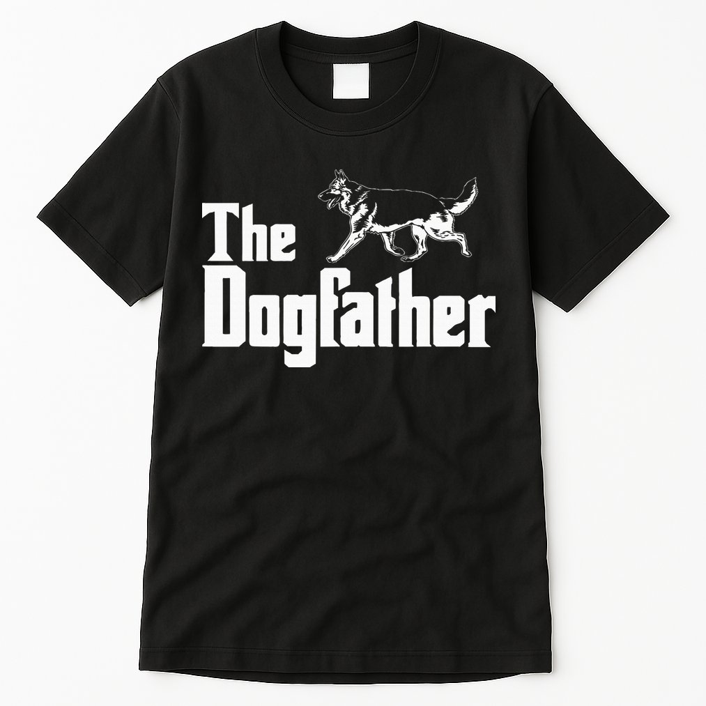 The Dogfather German Shepherd Funny Gift Tall T-Shirt