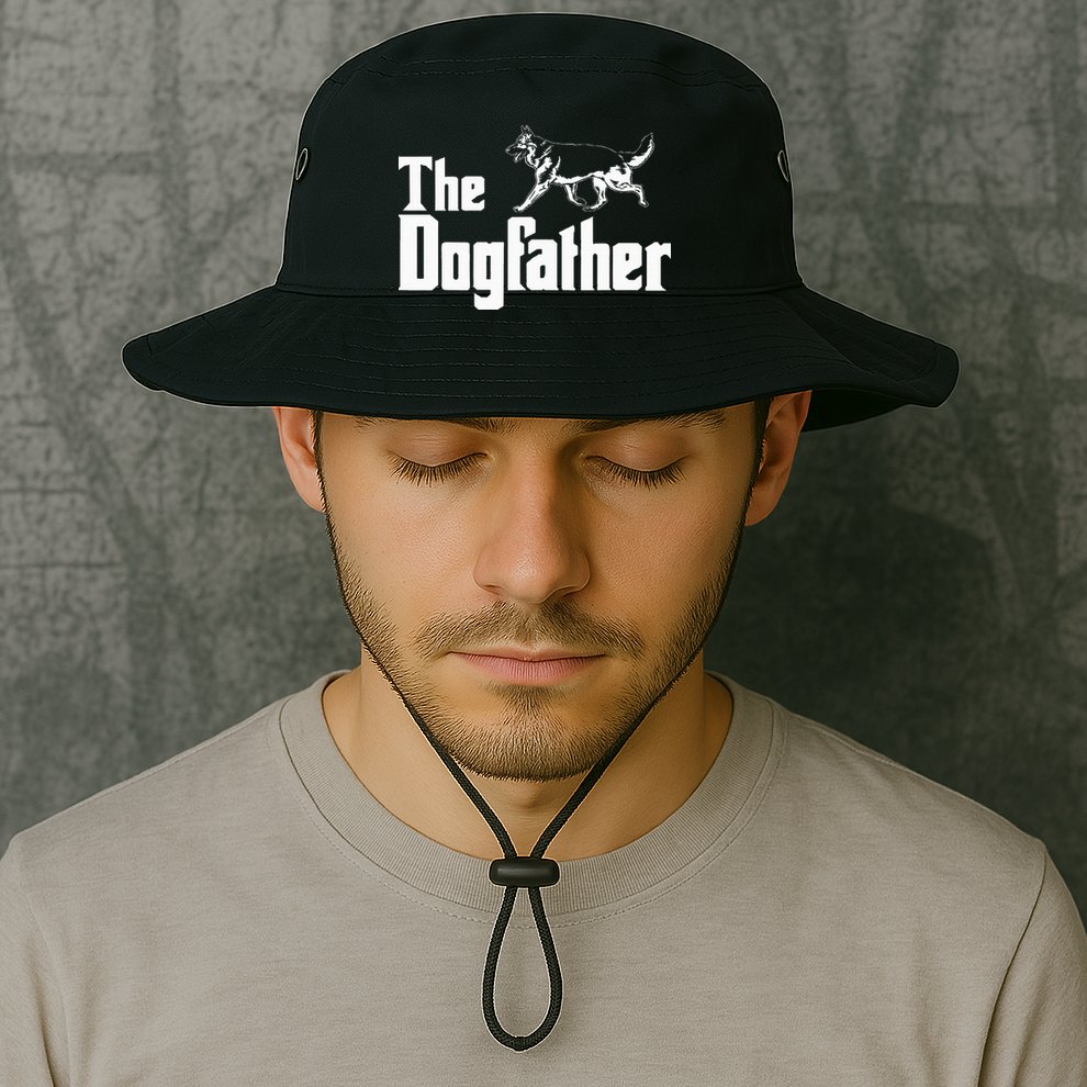 The Dogfather German Shepherd Funny Gift Bucket Hat