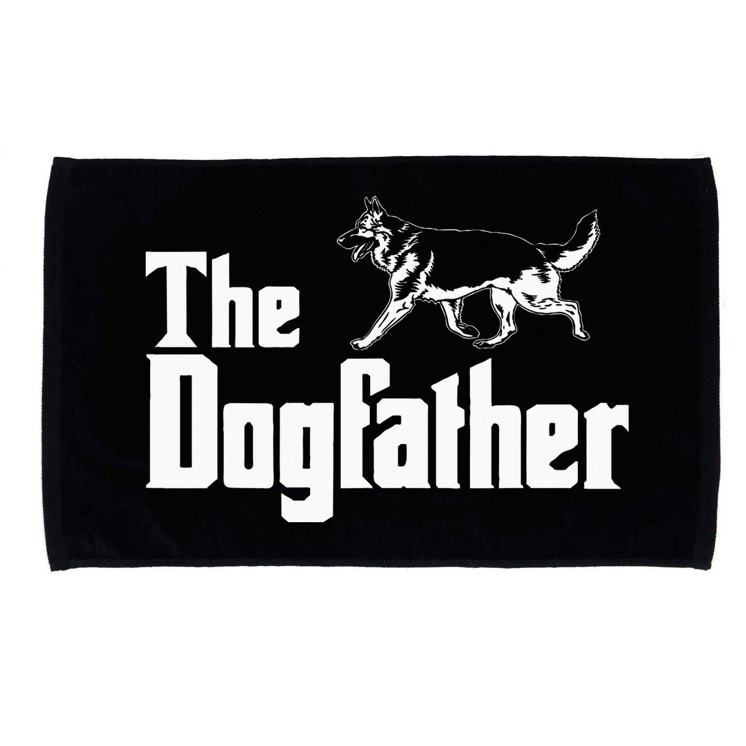 The Dogfather German Shepherd Funny Gift Microfiber Hand Towel
