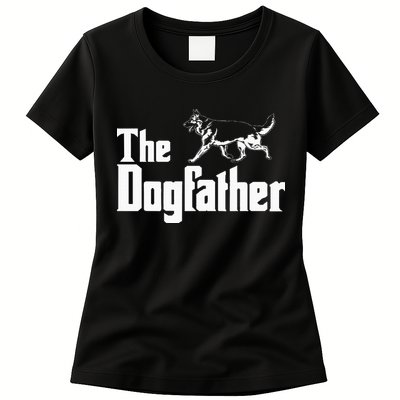 The Dogfather German Shepherd Funny Gift Womens T-Shirt