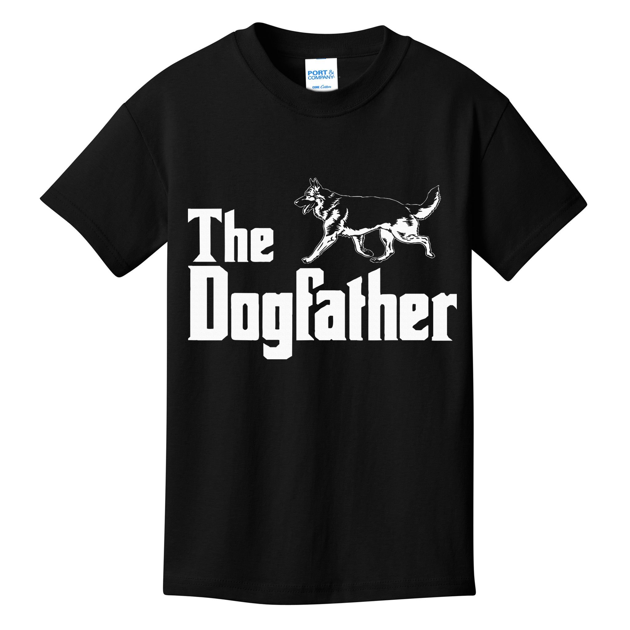 The Dogfather German Shepherd Funny Gift Kids T-Shirt