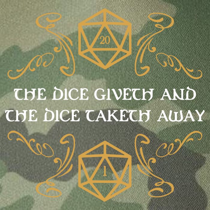 The Dice Giveth And Taketh Dungeons And Dragons Inspired Legacy Tie Dye Trucker Hat