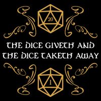 The Dice Giveth And Taketh Dungeons And Dragons Inspired Impact Tech Backpack
