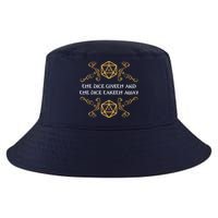 The Dice Giveth And Taketh Dungeons And Dragons Inspired Cool Comfort Performance Bucket Hat