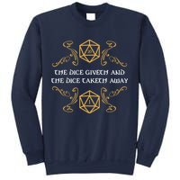 The Dice Giveth And Taketh Dungeons And Dragons Inspired Sweatshirt