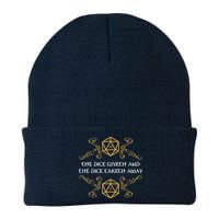 The Dice Giveth And Taketh Dungeons And Dragons Inspired Beanie