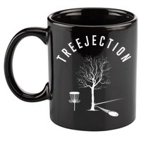 Tree Disc Golf Player Treejection Disc Golf Sports 11oz C Handle Ceramic Mug