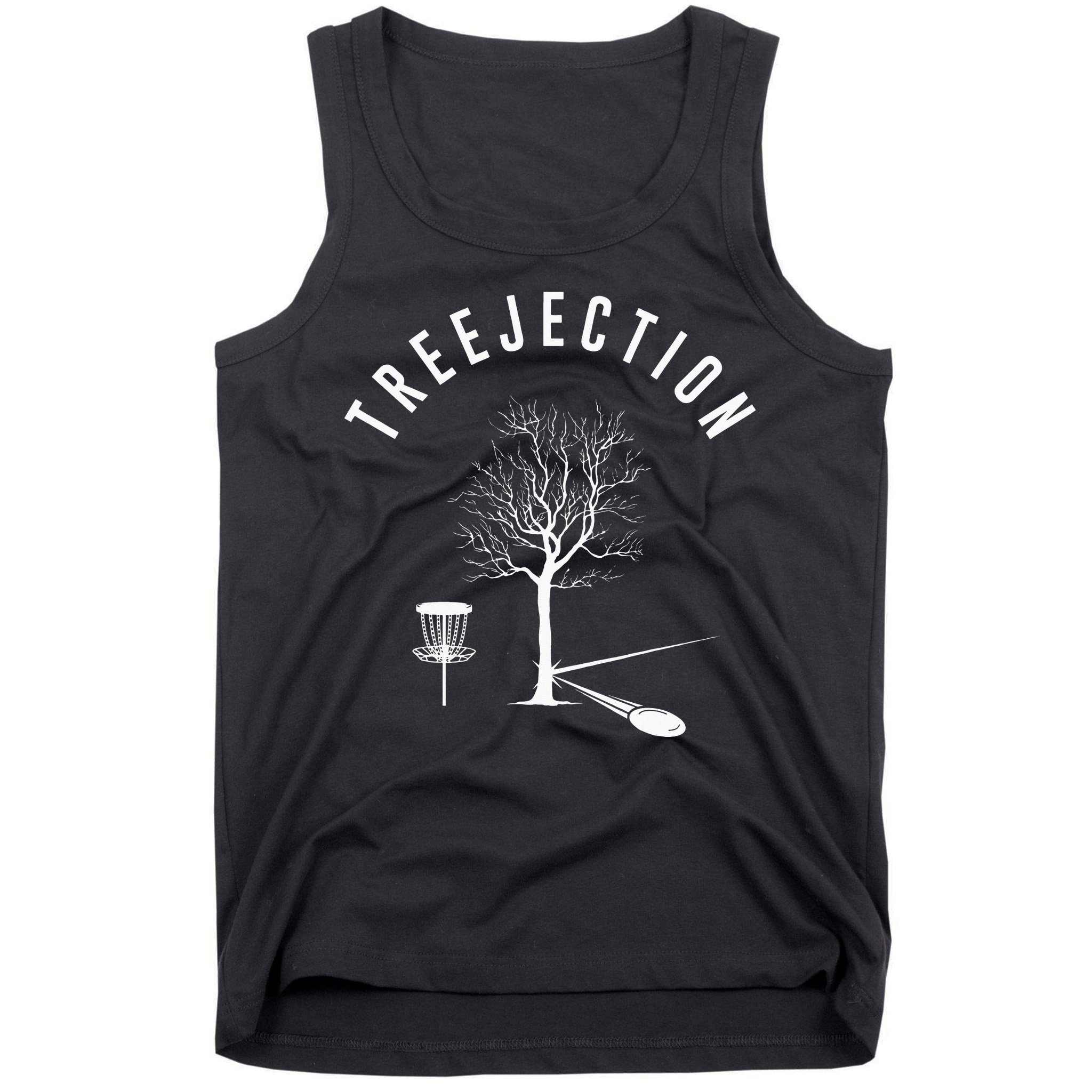 Tree Disc Golf Player Treejection Disc Golf Sports Tank Top