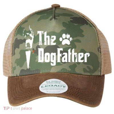 The Dogfather Great Dane Dog Dad Fathers Day Gift Legacy Tie Dye Trucker Hat