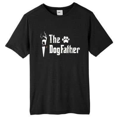 The Dogfather Great Dane Dog Dad Fathers Day Gift Tall Fusion ChromaSoft Performance T-Shirt