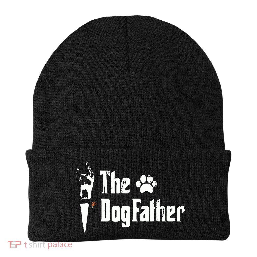 The Dogfather Great Dane Dog Dad Fathers Day Gift Beanie