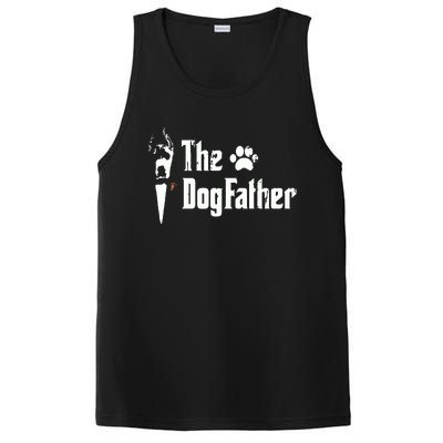 The Dogfather Great Dane Dog Dad Fathers Day Gift PosiCharge Competitor Tank