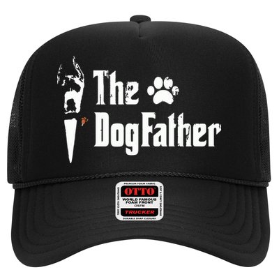 The Dogfather Great Dane Dog Dad Fathers Day Gift Trucker Hat
