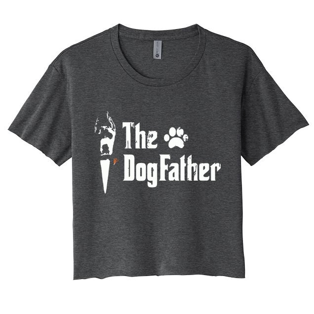 The Dogfather Great Dane Dog Dad Fathers Day Gift Crop Top