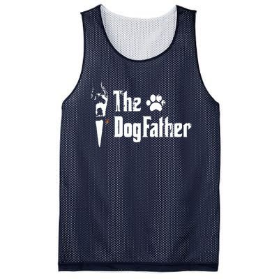 The Dogfather Great Dane Dog Dad Fathers Day Gift Mesh Reversible Basketball Jersey Tank