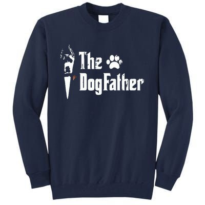 The Dogfather Great Dane Dog Dad Fathers Day Gift Tall Sweatshirt