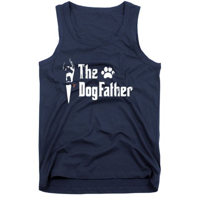 The Dogfather Great Dane Dog Dad Fathers Day Gift Tank Top