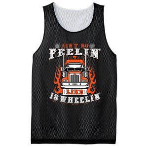 Truck Driver Gift Semi Big Rig Trucking Trailer Truck Mesh Reversible Basketball Jersey Tank