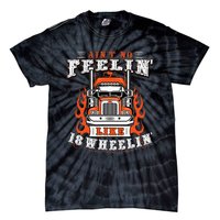 Truck Driver Gift Semi Big Rig Trucking Trailer Truck Tie-Dye T-Shirt