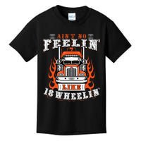 Truck Driver Gift Semi Big Rig Trucking Trailer Truck Kids T-Shirt