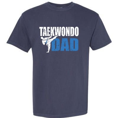 Taekwondo Dad Gift Idea Tae Cool Taekwondo Uniform Garment-Dyed Heavyweight T-Shirt