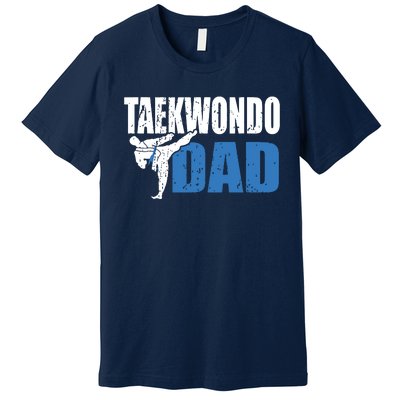 Taekwondo Dad Gift Idea Tae Cool Taekwondo Uniform Premium T-Shirt