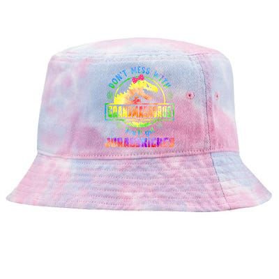 Tie Dye Grandmasaurus MotherS Day T Rex Dinosaurs Lover Meaningful Gift Tie-Dyed Bucket Hat