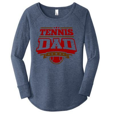 Tennis Dad Great Gift Women's Perfect Tri Tunic Long Sleeve Shirt