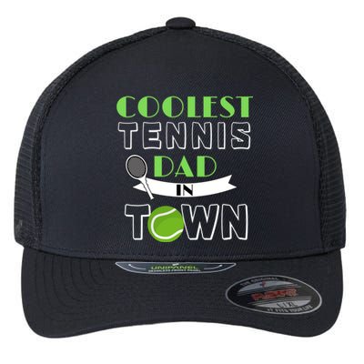 Tennis Dad Gift Flexfit Unipanel Trucker Cap