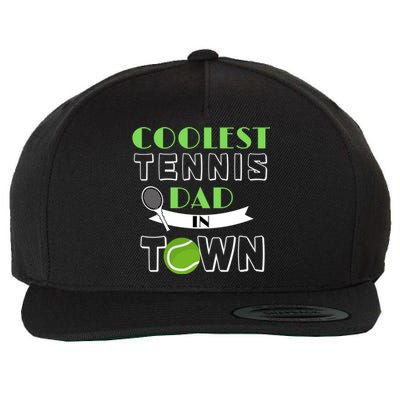 Tennis Dad Gift Wool Snapback Cap