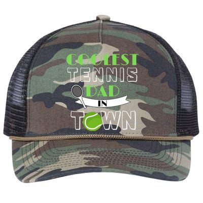 Tennis Dad Gift Retro Rope Trucker Hat Cap