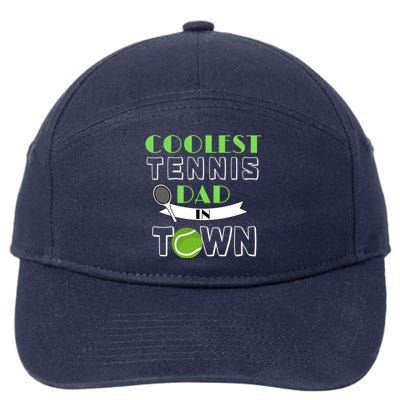 Tennis Dad Gift 7-Panel Snapback Hat