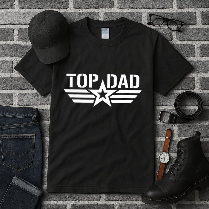 Top Dad Gifts Fathers Day For Daddy Dad Retro Patriotic Tall T-Shirt