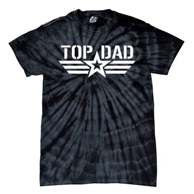 Top Dad Gifts Fathers Day For Daddy Dad Retro Patriotic Tie-Dye T-Shirt